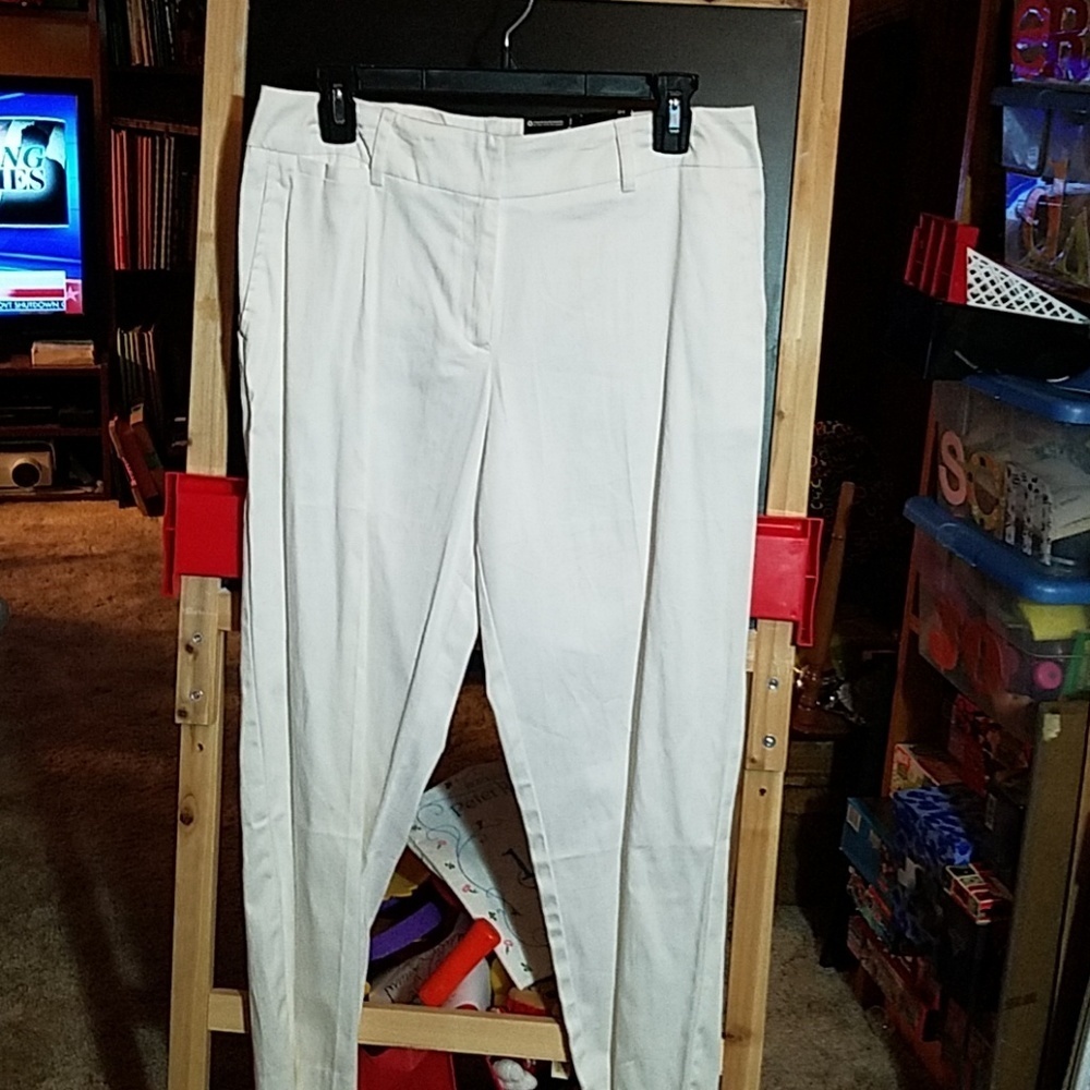 George White Slacks 5 pockets Ankle Crop 10